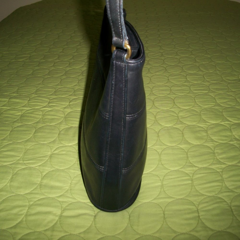 Coach Vintage Dark Blue Tribeca Shopper /Crossbody Bag - Picture 9 of 15